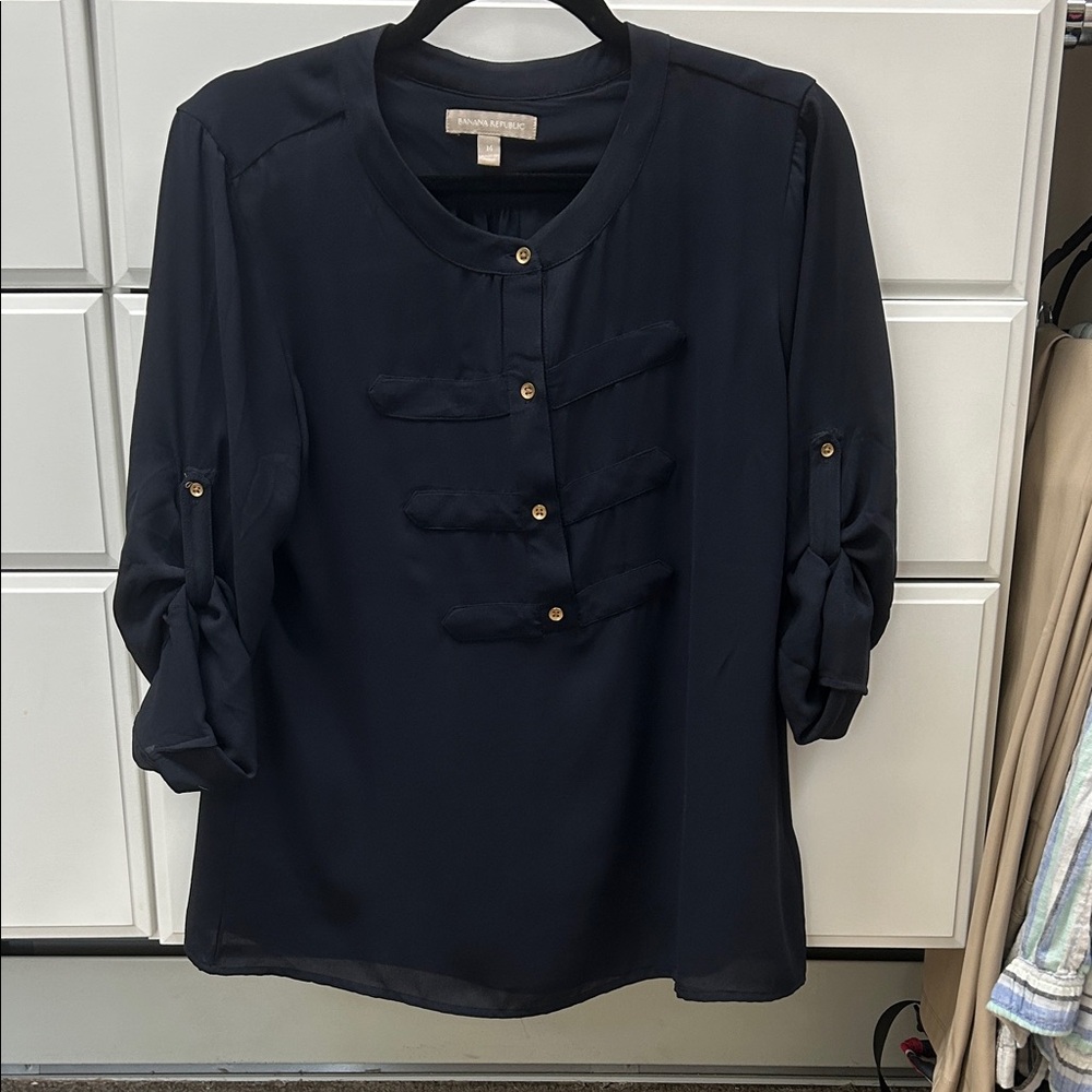 Banana Republic Navy Blue Top